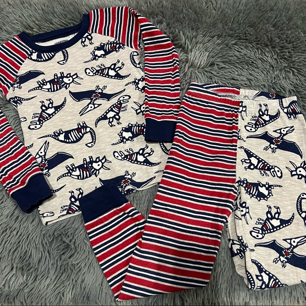 Gymboree Dino bones pajamas